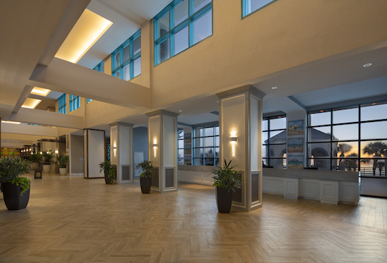Front desk and lobby