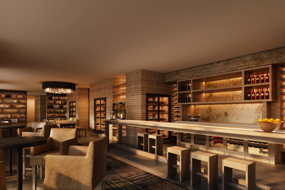 The Wine Library pairs local materials and furnishings with tapas and a wide selection of wines by the glass.