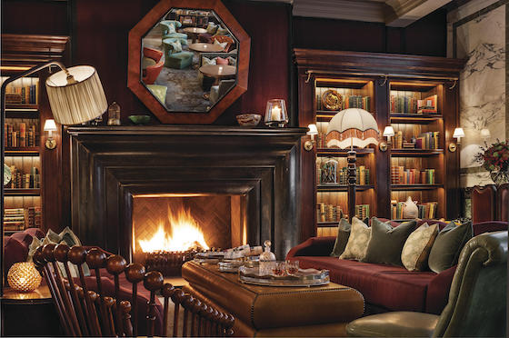 The very British ambience of Scarfes Bar at the Rosewood London is matched by the crowd, which is usually about 80% local, according to the hotel.  