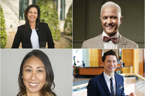 From left, clockwise: Denise Beers-Kiepper, Steven Adyani, Silvio Rosenberger and Natalie Caceres