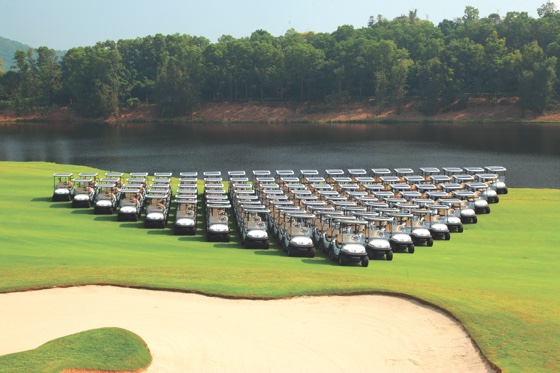 Mission Hills Group purchased a fleet of 300 solar-powered golf carts for its three courses in China.
