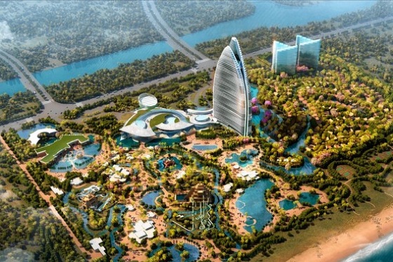 An artistic rendering of Atlantis, Sanya Hainan.