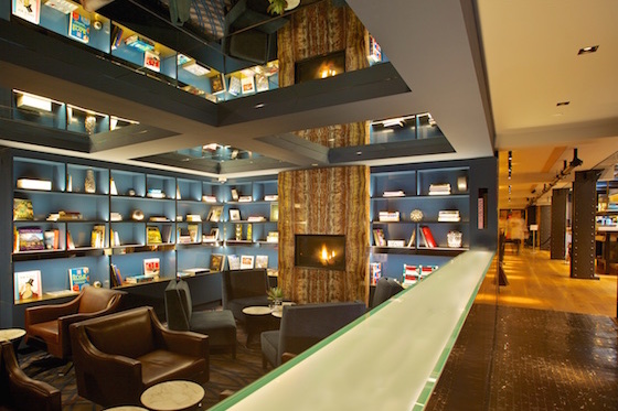 The library at Park South Hotel