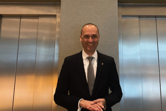 Marten Schoenrock at the InterContinental Warszawa, Warsaw