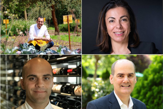 From left, clockwise: Heivel Bedoya, Gul Goknar Turkmenoglu, Daniel Surette and Manuel de Luca