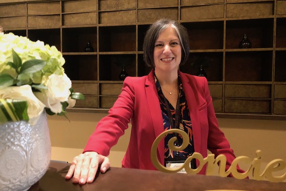 Michelle Woodley, president of Preferred Hotels, at The Pendry, San Diego, has first-hand experience of the front desk. 