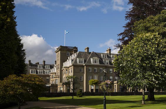 Exterior of The Gleneagles Hotel, Scotland