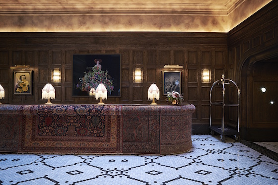 Reception area at The Beekman, New York