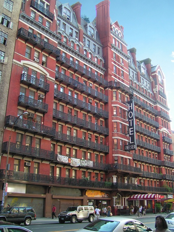 New York City's famed red-brick Hotel Chelsea. Photo by George Rypysc III/CC