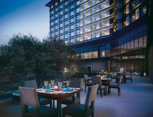 Azure, which serves Italian, Moroccan, Greek and Lebanese cuisine, offers al fresco dining.