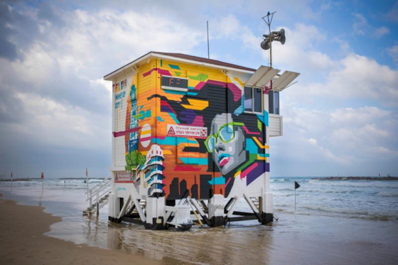 The Lifeguard Tower Hotel in Tel Aviv (photos by Guy Yechiely)
