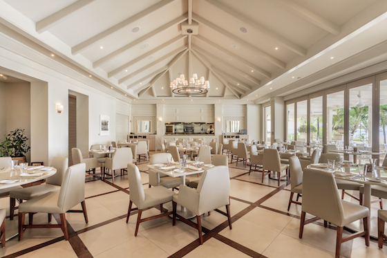 Beach Club, interior dining room
