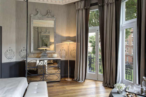 Starhotels' The Franklin Hotel in London designed by former Bond girl Anouska Hempel opened on August 9.