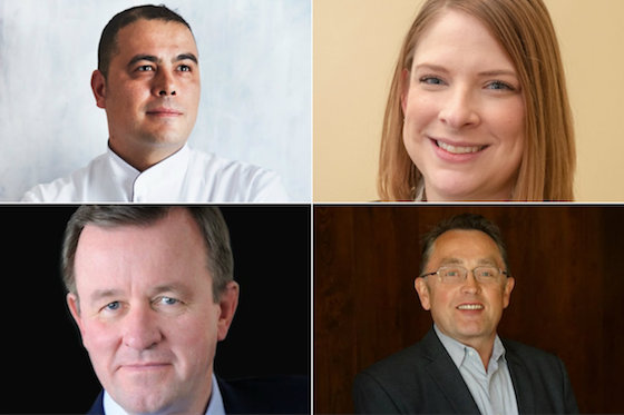 From left, clockwise: Conrado Tromp, Madeline Carlson, Joseph Mattioli and Andrew Houghton