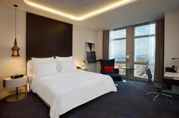 Interiors, including the 259 guestrooms, were designed by Sinan Kafadar of Istanbul-based Metex. <br> </br>