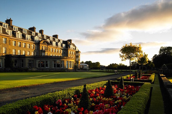 Gleneagles Hotel is situated on the rural countryside of Perthshire in Scotland.