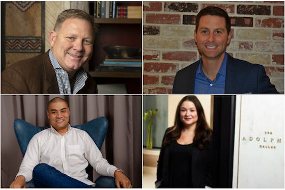 From left, clockwise: Peter O'Brien, Justin Gentry, Amy Bell, Ammar Kevin Eu