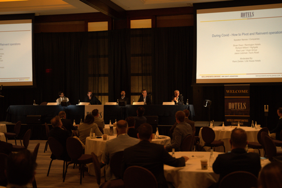 “During Covid – How to Pivot and Reinvent Operations" was the first panel discussion at HOTELS Opportunities Conference