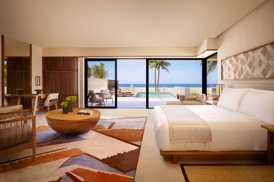 Nobu Hotel Los Cabos (Mexico) junior suite with private oceanfront pool