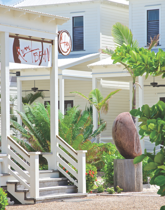 Mahogany Bay Resort & Beach club has 200 cottages and villas, and Rum+Bean cafe and rum bar
