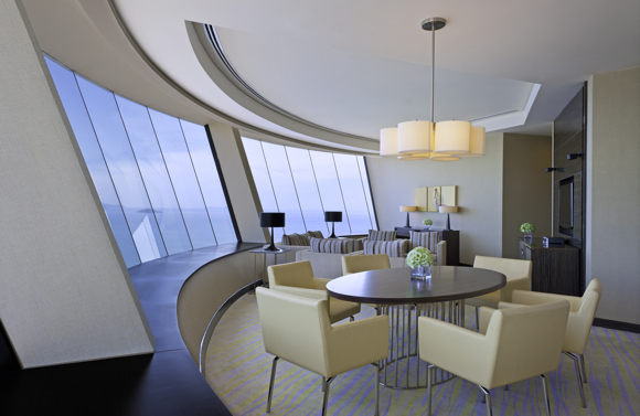 Penthouses also promise panoramic ocean views as well as a lounge, dining area, kitchenette and study.
