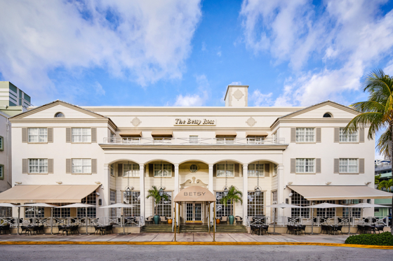 The Betsy on Ocean Drive in Miami Beach has 130 rooms and nine art galleries.