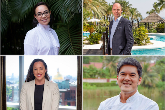 From left, clockwise: Geraldine Zaragoza, Axel Bethke, Chandra Mohan Arunasalam and Jamie Mantegazza