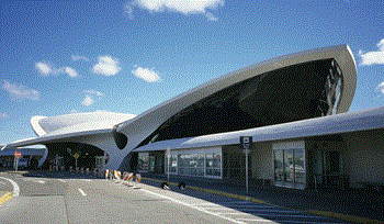 Eero Saarinen's TWA terminal entrance