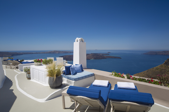 Cycladic Suites include dedicated terrace space.