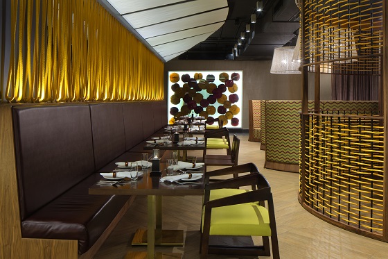 Refined details give Soi Thai Restaurant and elegant vibe. 
