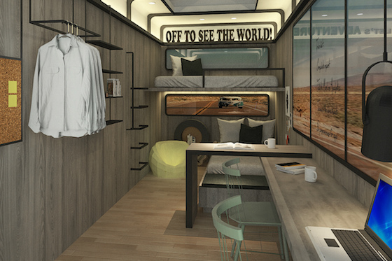 A co-living concept room