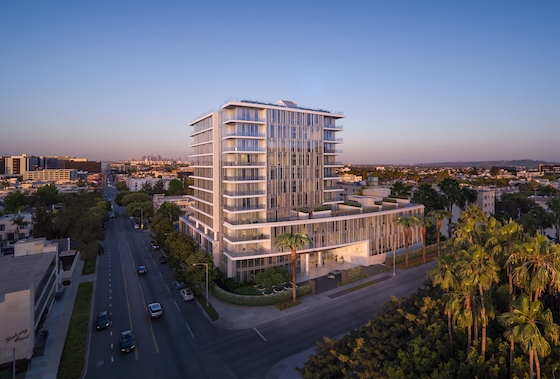 A rendering of the Los Angeles branded residential property, set to open this year