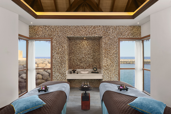 The Anantara spa offers a variety of services including massages, skin therapy, manicures and pedicures.