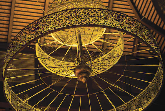 The Anantara Angkor's chandelier