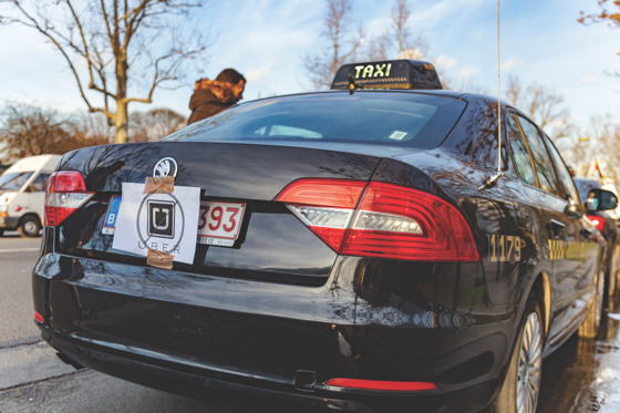 Parisian taxi drivers in January protested the increased competition they face from car services such as Uber.