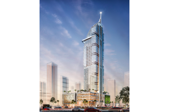 Rendering of the Legacy Hotel & Residences under the Morgans Originals brand
