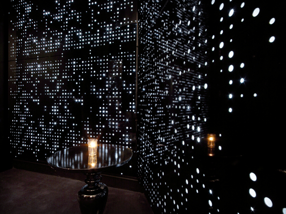 W Paris - Opéra features a design that revolves around an oversized backlit digital undulating wall that defines the central core of the building and weaves through the public and private spaces. The wall will be set at various tempos to create different moods to match the season, event, time of day and location within the hotel.