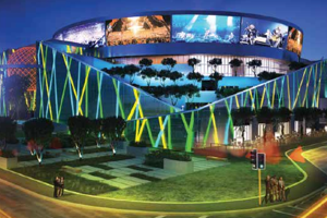 An artistic rendering of the proposed Time Square at Menlyn Maine casino-resort.