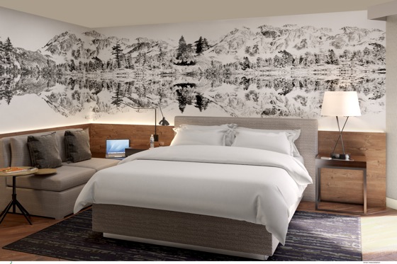 Guestrooms at Hotel RL will feature areas for conversation and work
