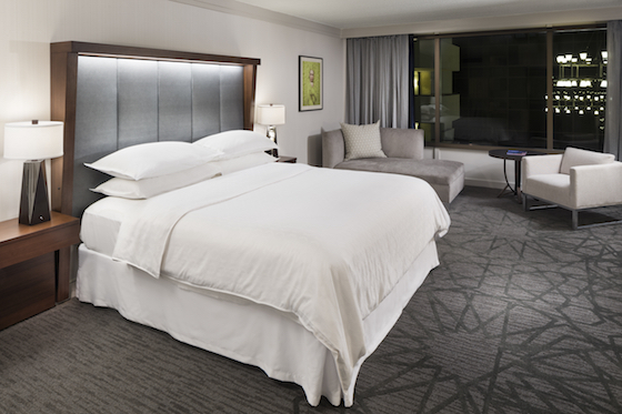 All 282 guestrooms and suites were updated.