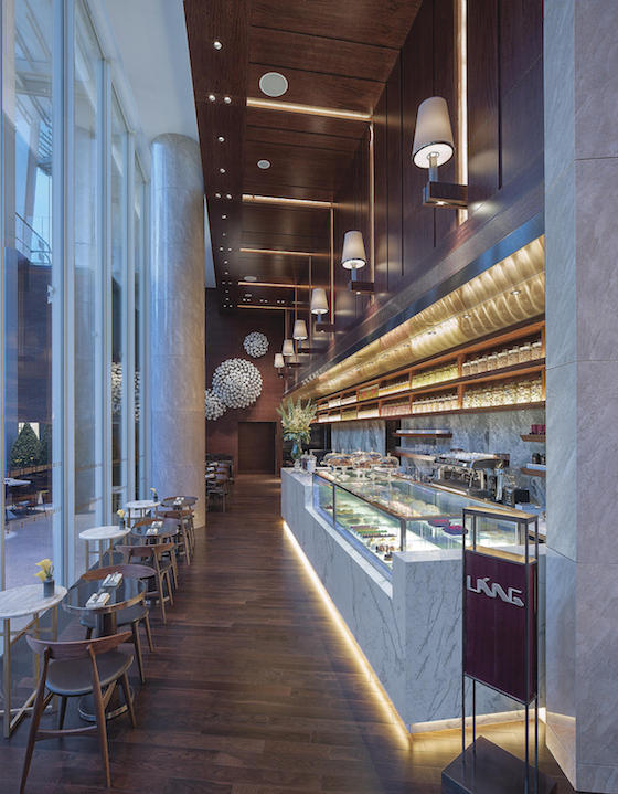 Lang Cafe and Wine Bar at London's Shangri-La Hotel at the Shard