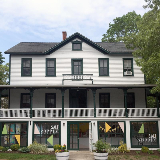 Exterior view of the retail space