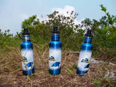 The stainless steel bottles being used by the resort. Photo used courtesy of Coppola Resorts.