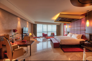A suite at Jumeirah Creekside Hotel, Dubai. CLICK HERE TO VIEW FULL GALLERY