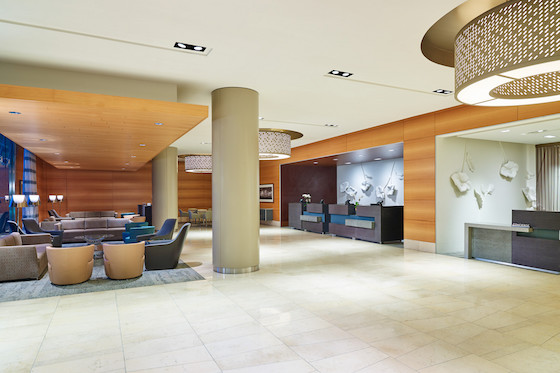 The lobby at The Westin Galleria Dallas