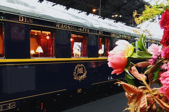 An historic Orient Express train carriage
