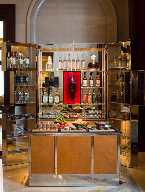 The Tequila Vault in the Ritz-Carlton, Dallas lobby