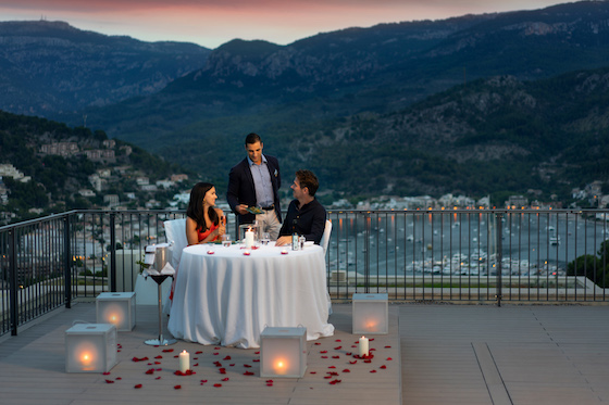 Jumeirah Port Soller's stargazing experience includes dinner and a private stargazing masterclass. 