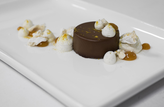 Orinoco Chocolate Pave Candied Orange (photo by Andrew Werner)