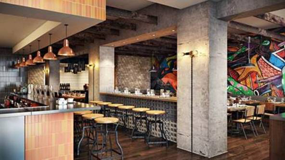 Rendering of Curadero restaurant